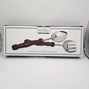 Two Piece Acacia Wood Salad Server Set by Godinger